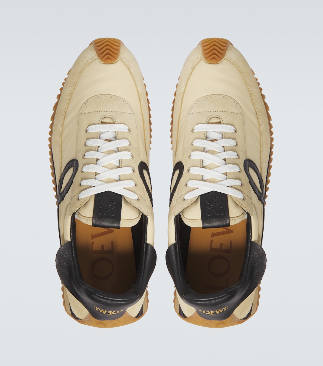 Ballet Runner 2.0 suede-trimmed sneakers | Loewe