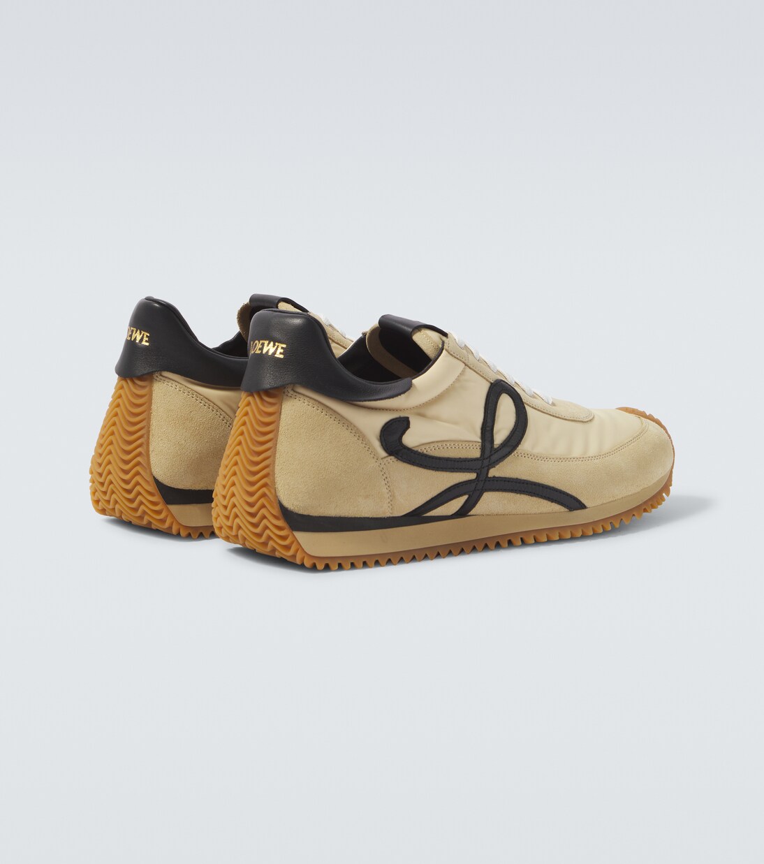 Ballet Runner 2.0 suede-trimmed sneakers | Loewe