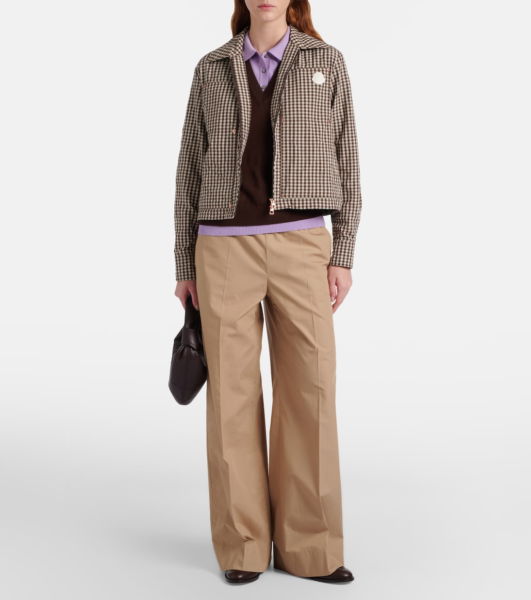 Pantalones anchos de algodón | Moncler