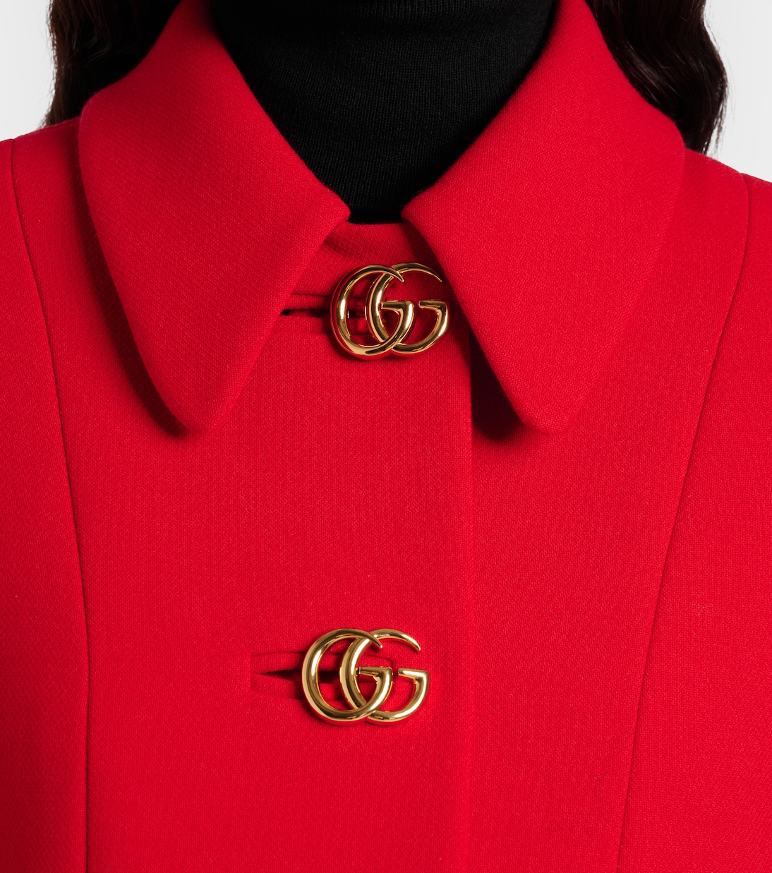 Double G wool coat | Gucci