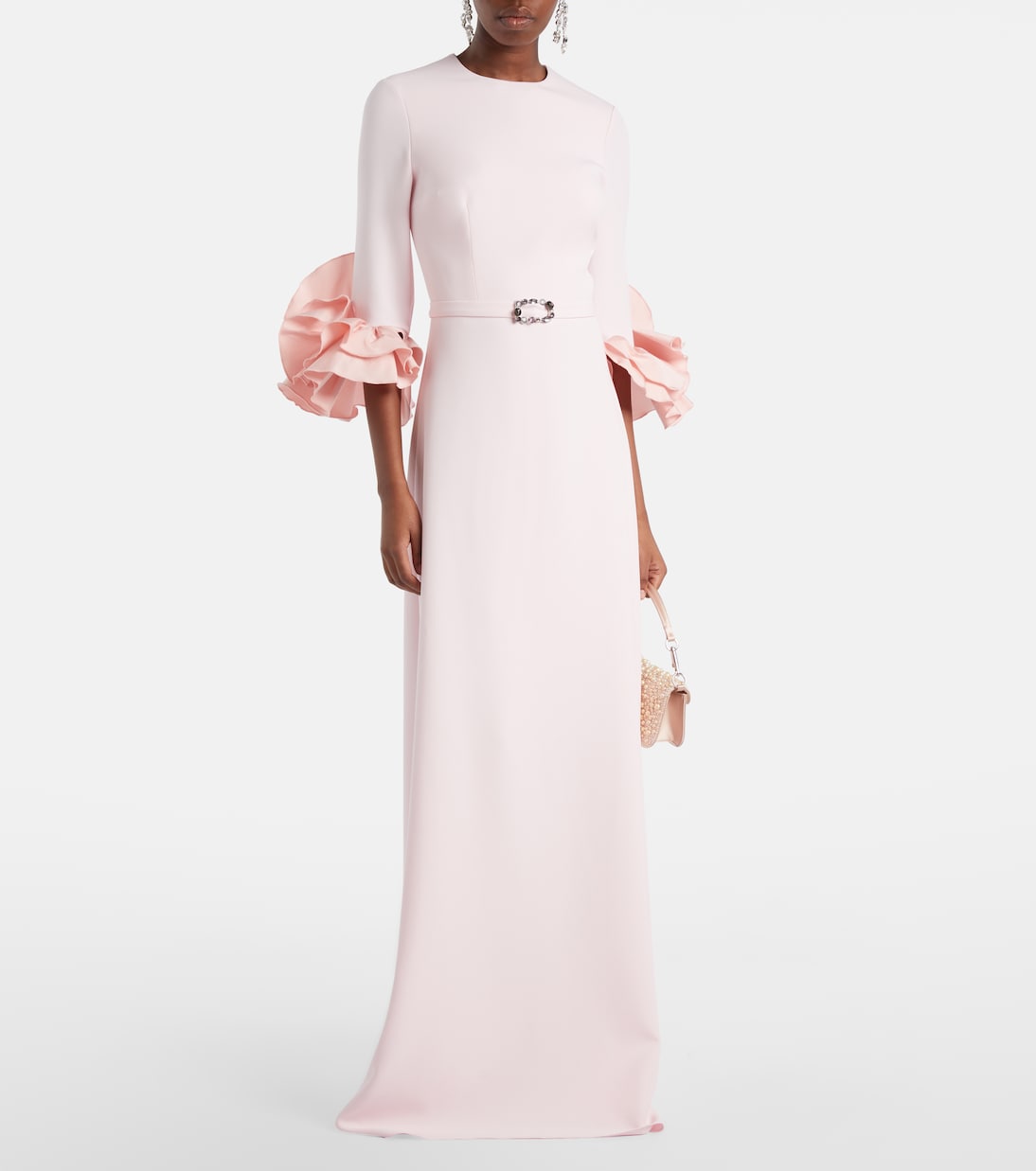 Robe Belen aus Crêpe | Safiyaa