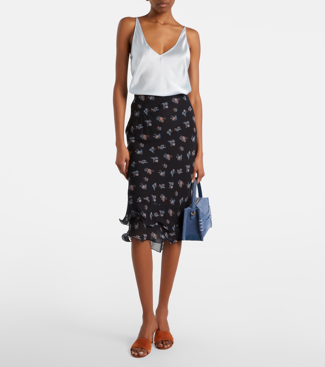 Jupe midi Airy Daydream à fleurs | Dorothee Schumacher