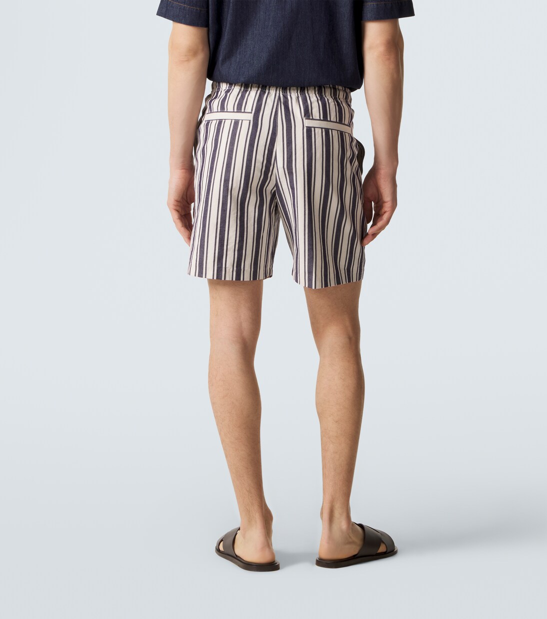 Alex striped cotton shorts | Orlebar Brown