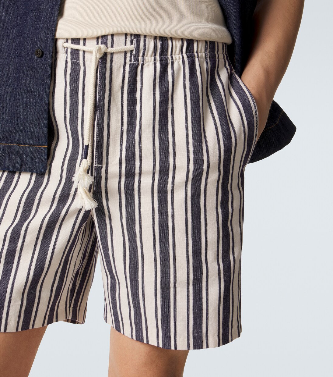 Alex striped cotton shorts | Orlebar Brown