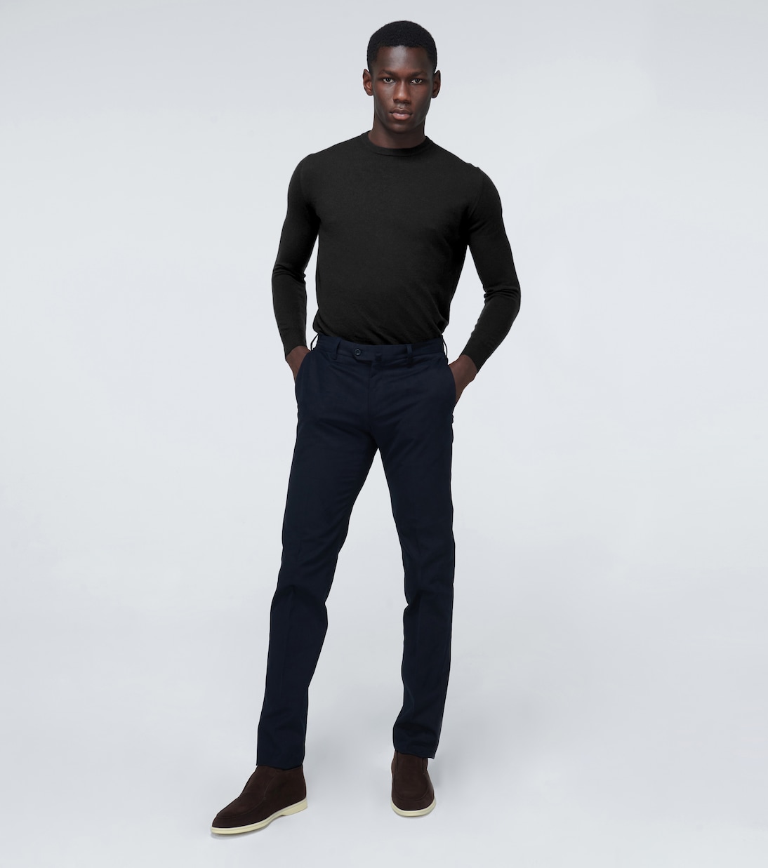 Loafers Open Walk aus Veloursleder | Loro Piana