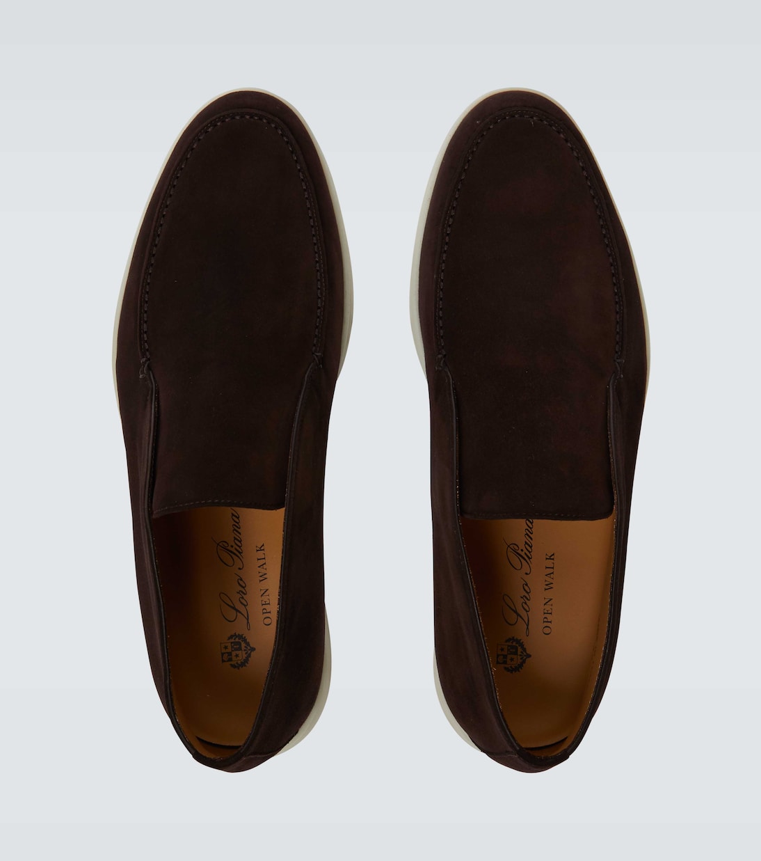 Loafers Open Walk aus Veloursleder | Loro Piana