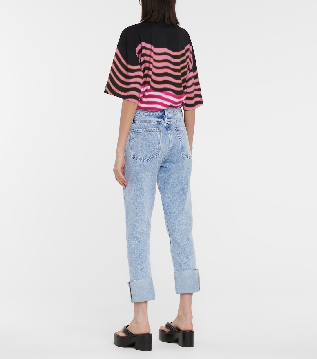 Le Piper high-rise straight jeans | Frame