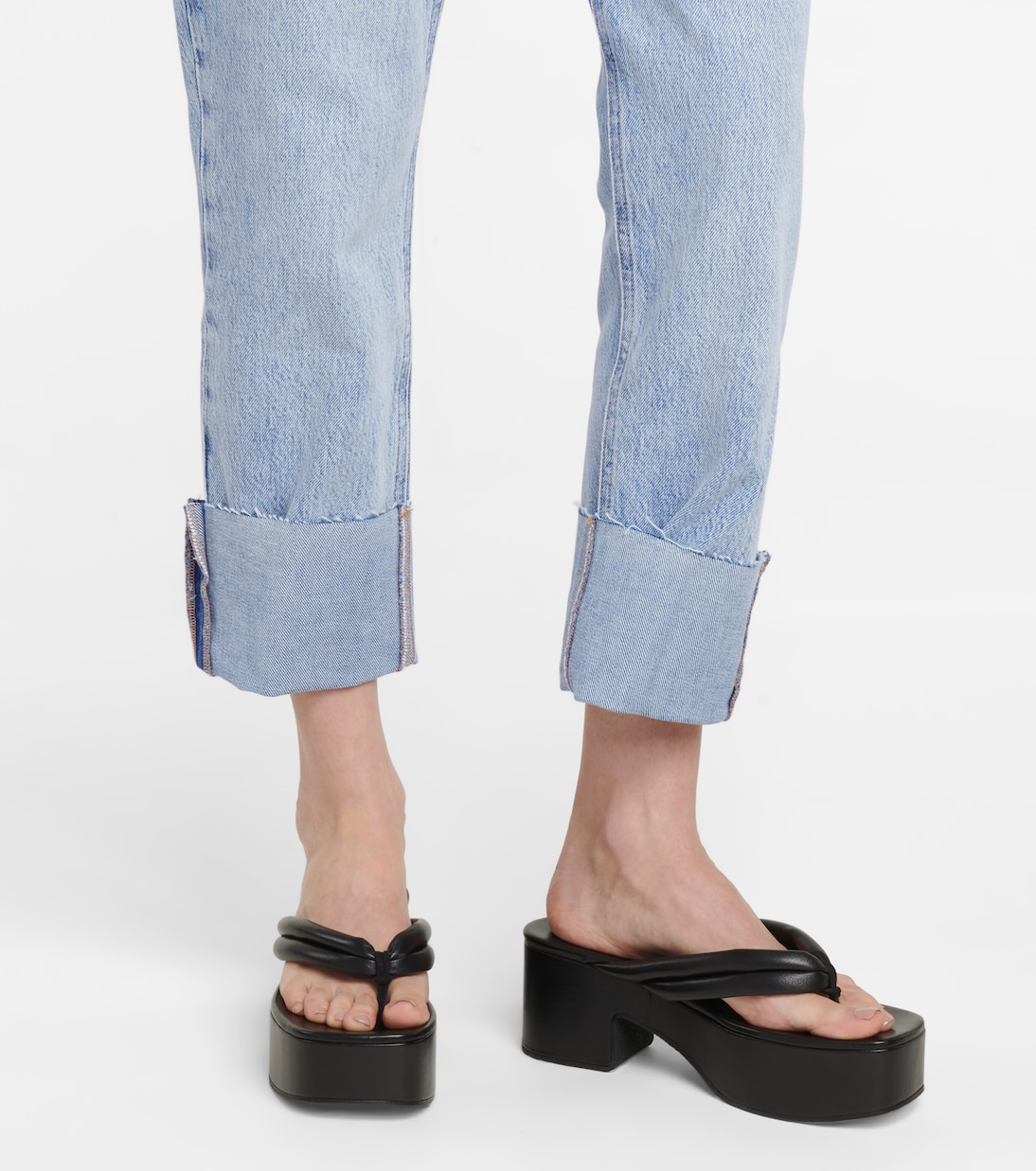 Le Piper high-rise straight jeans | Frame