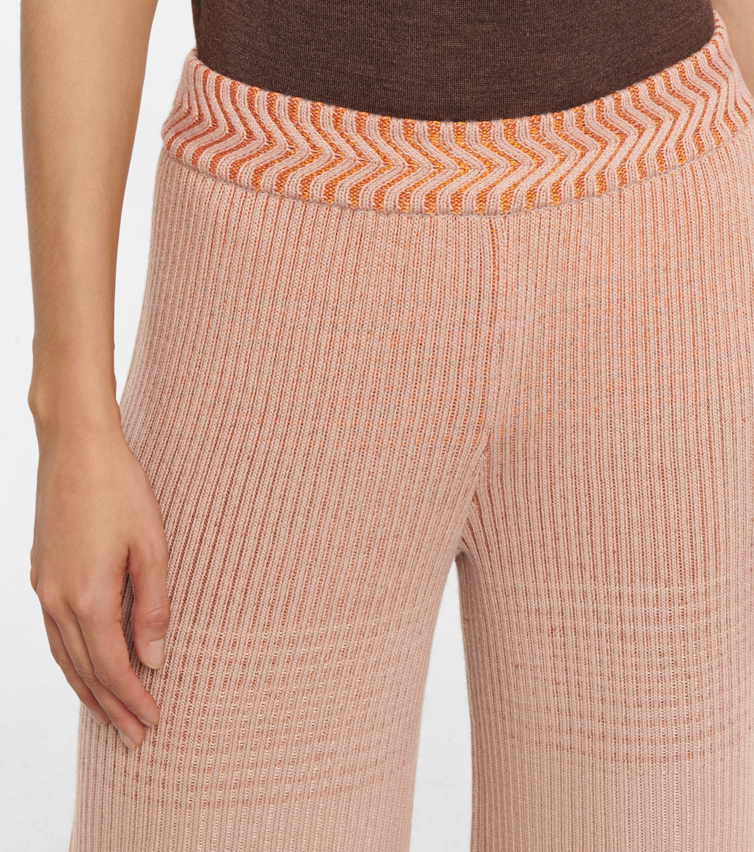 Hose aus Rippstrick | Missoni