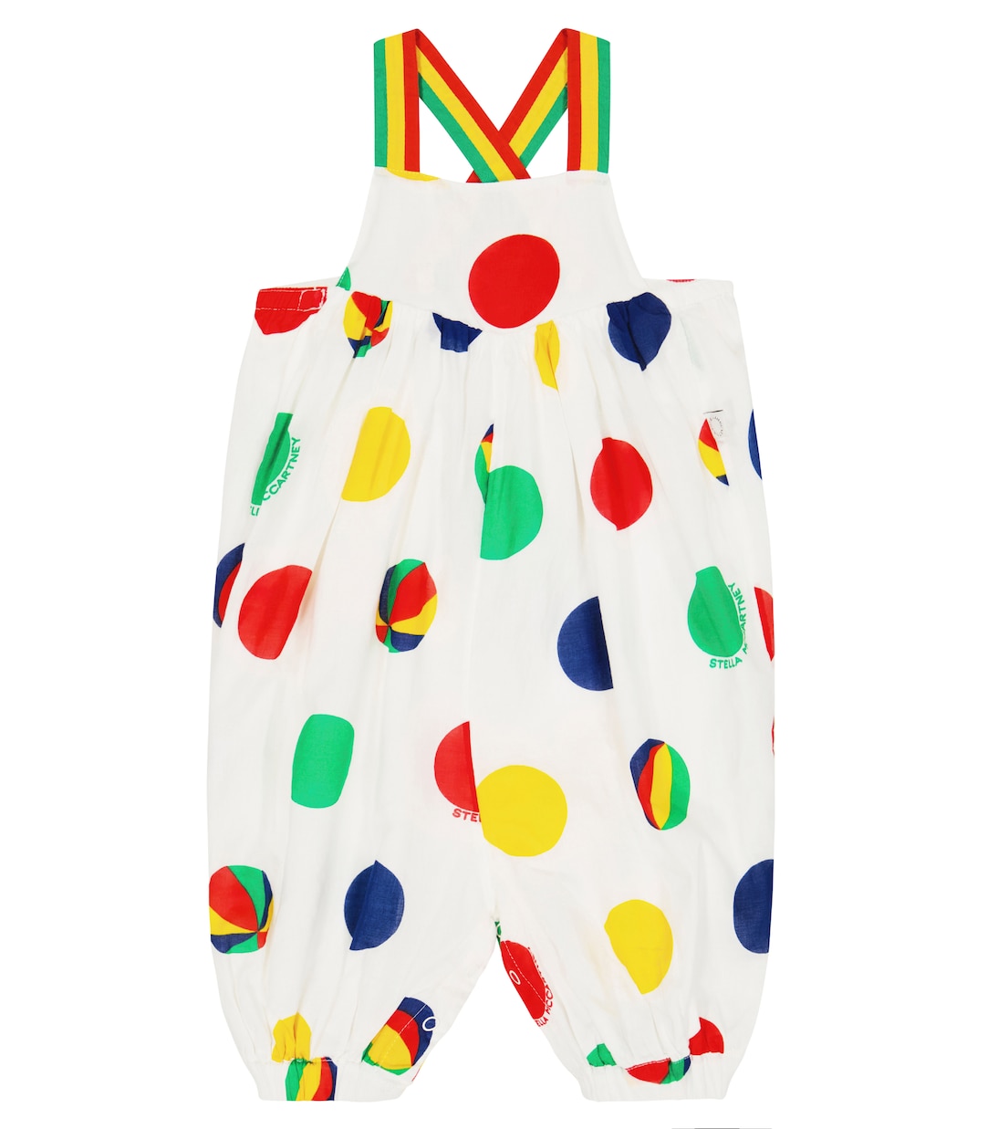 Baby polka-dot cotton onesie | Stella McCartney Kids