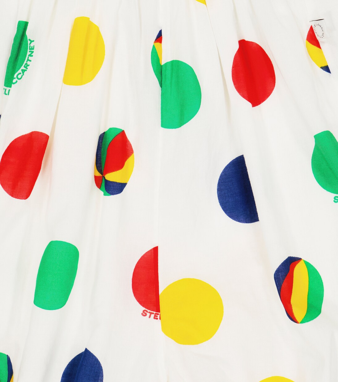 Baby polka-dot cotton onesie | Stella McCartney Kids