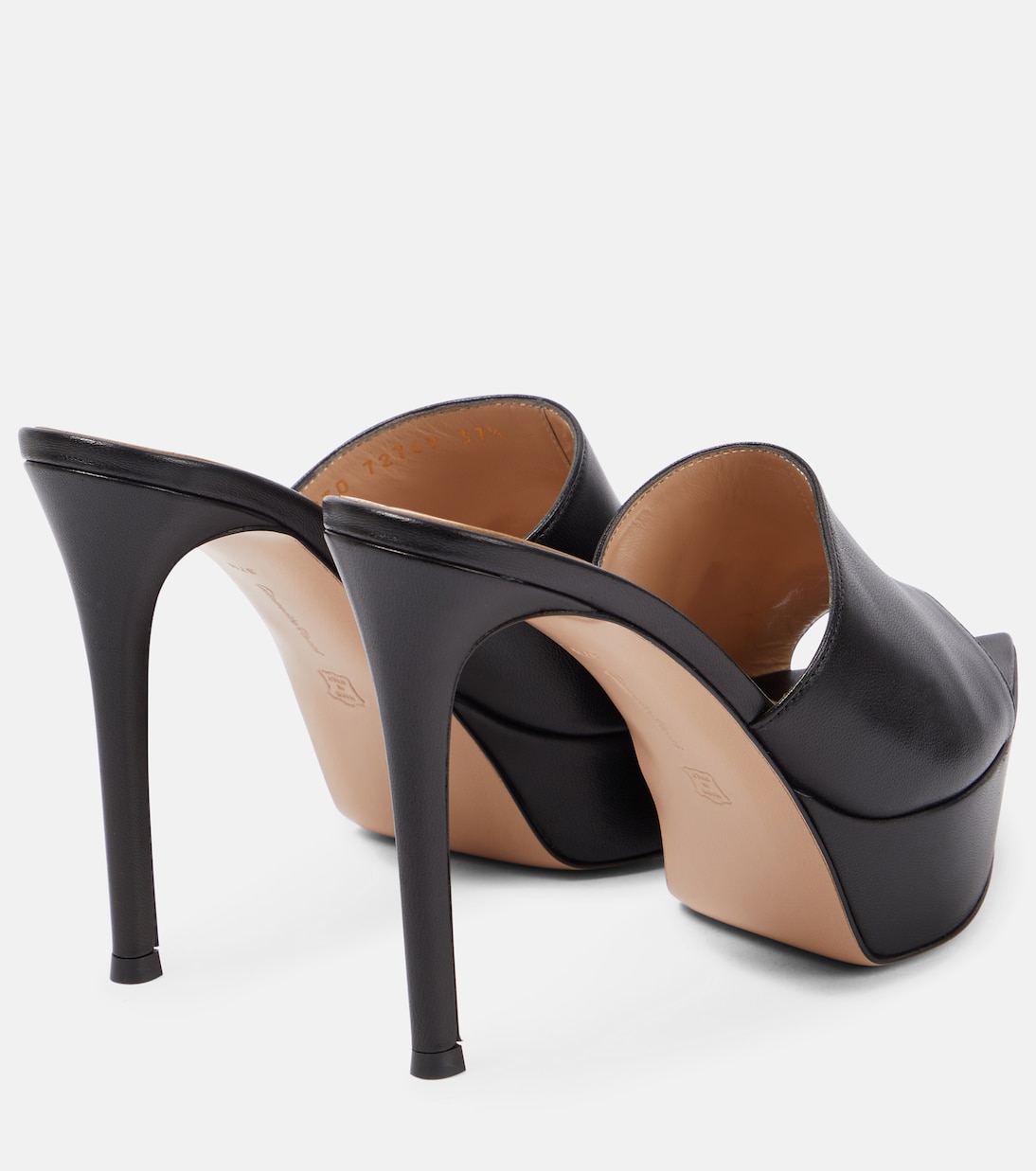 Betty point-toe leather mules | Gianvito Rossi