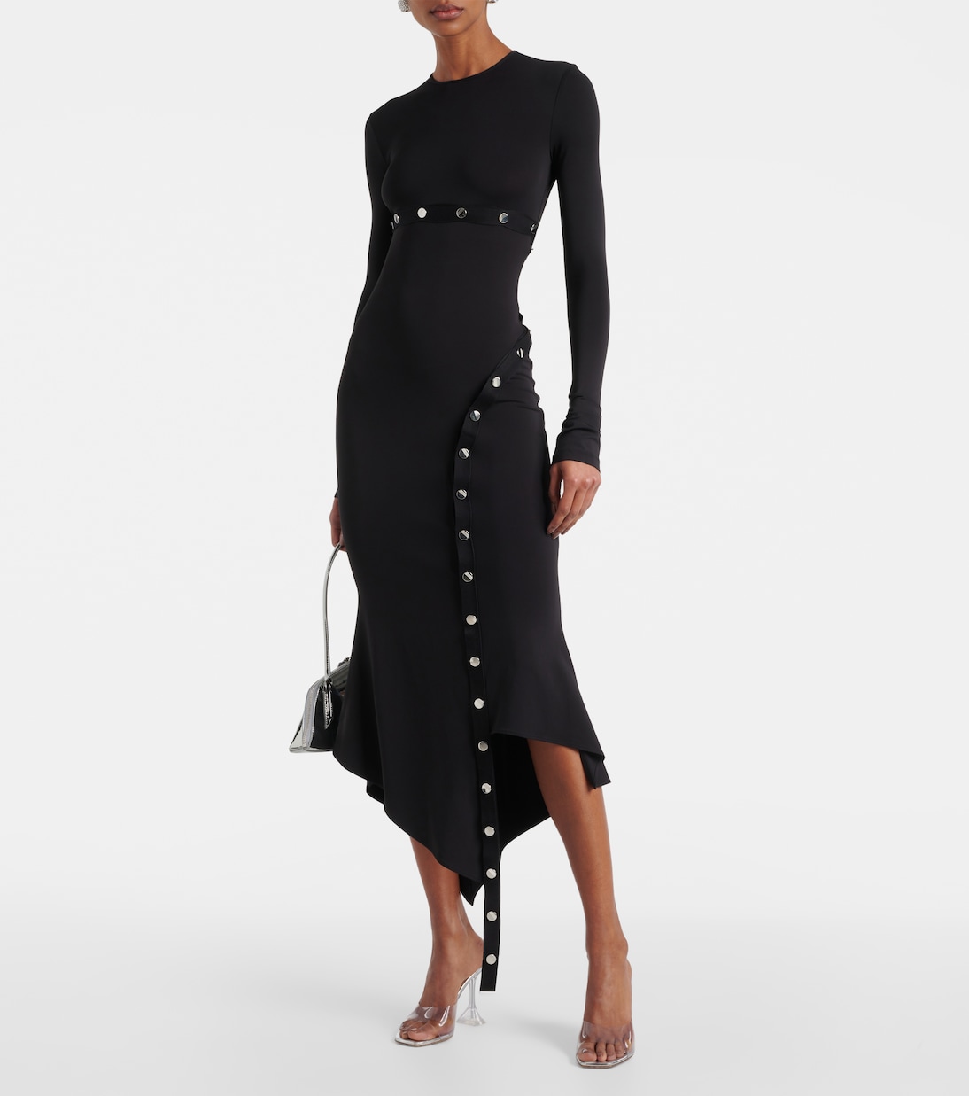 Mules Lupita 95 in PVC | Amina Muaddi