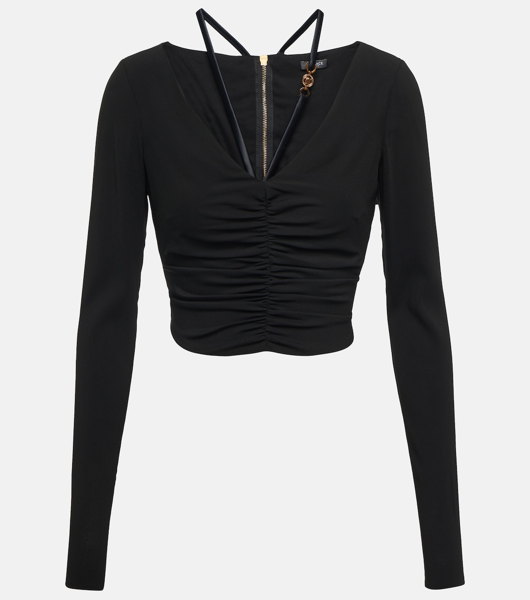 Ruched crop top | Versace