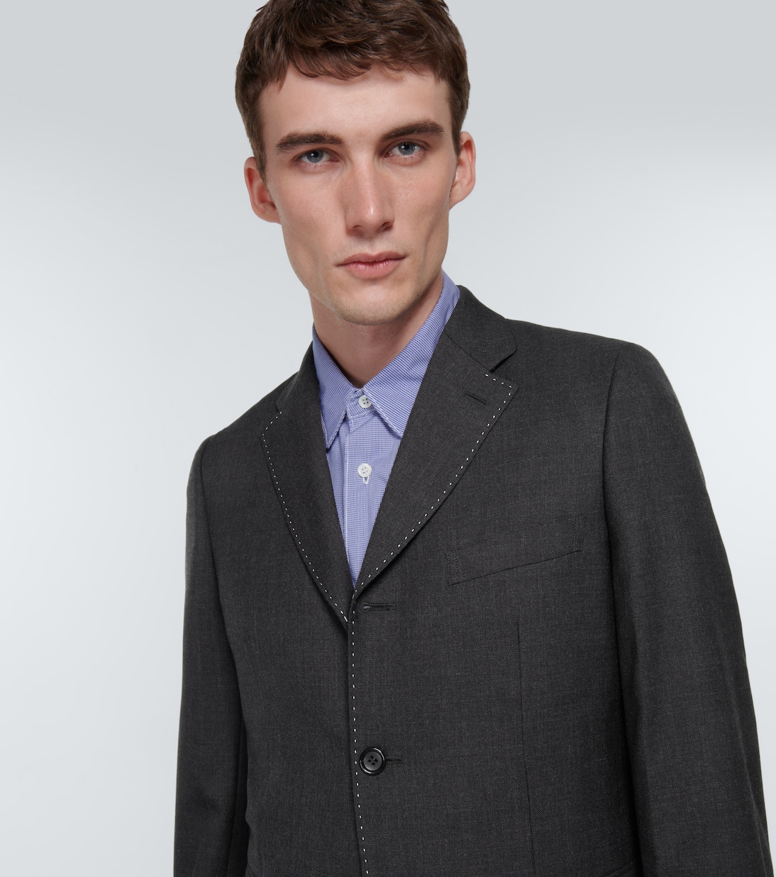 Single-breasted wool blazer | Comme des Garçons Homme Deux