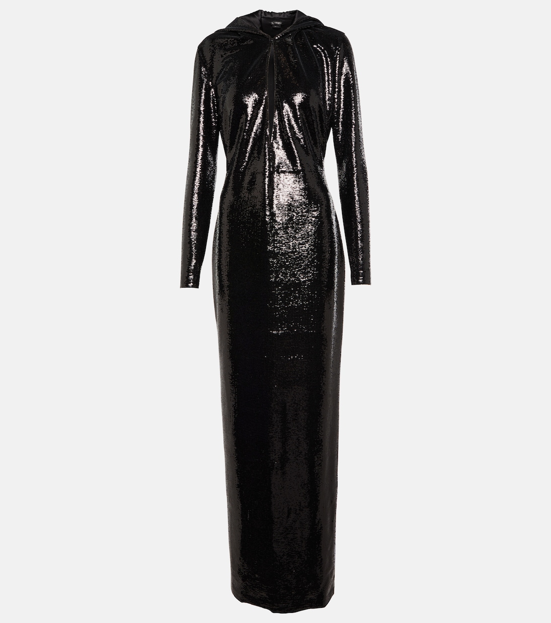 Sequin-embellished hooded gown | Tom Ford