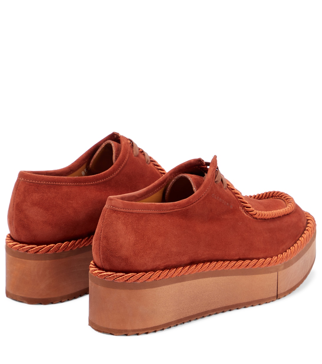 Plateauschuhe Blair aus Veloursleder | Clergerie