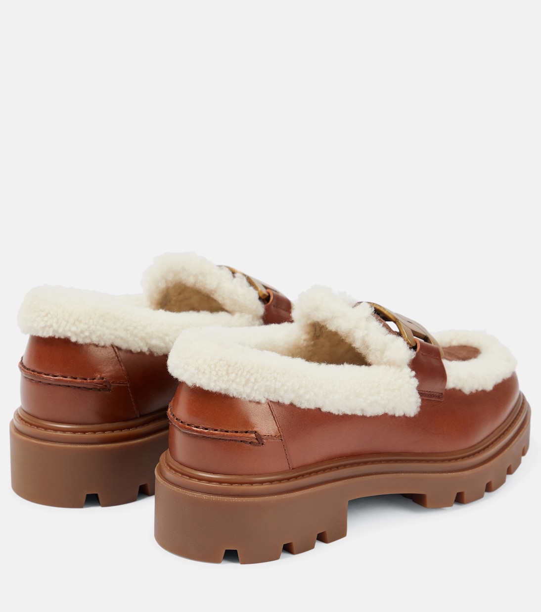 Loafers Kate aus Leder und Shearling | Tod's