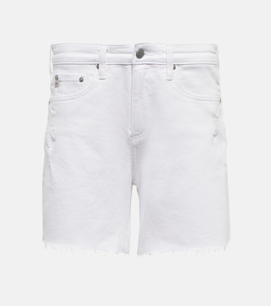 Short en jean Ex-Boyfriend à taille mi-haute | AG Jeans
