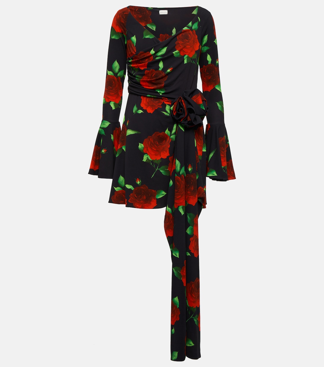 Floral ruched minidress | Magda Butrym
