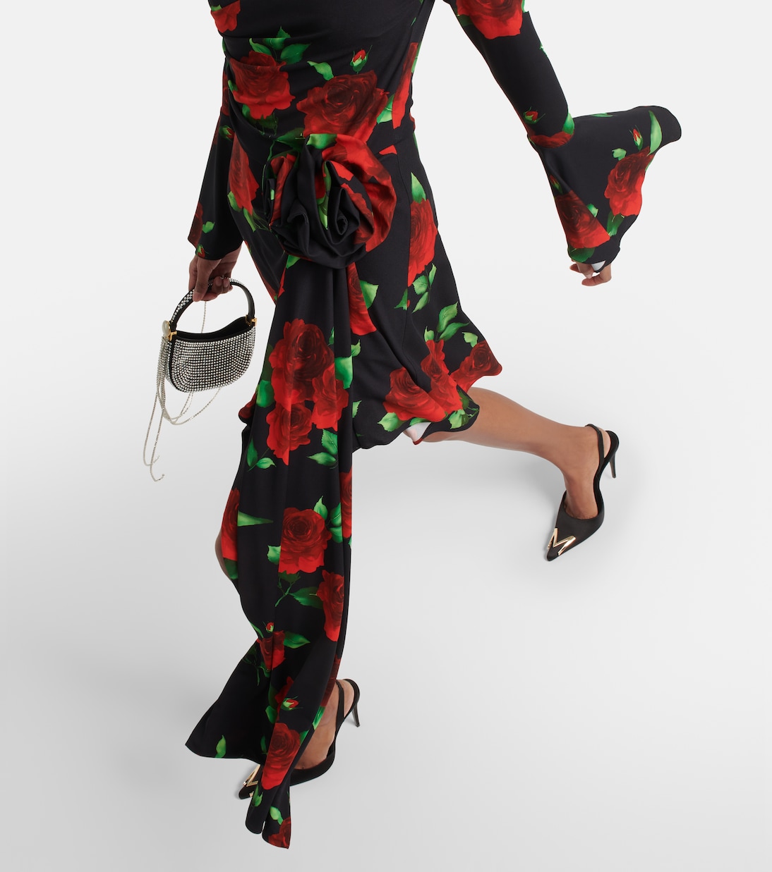 Floral ruched minidress | Magda Butrym