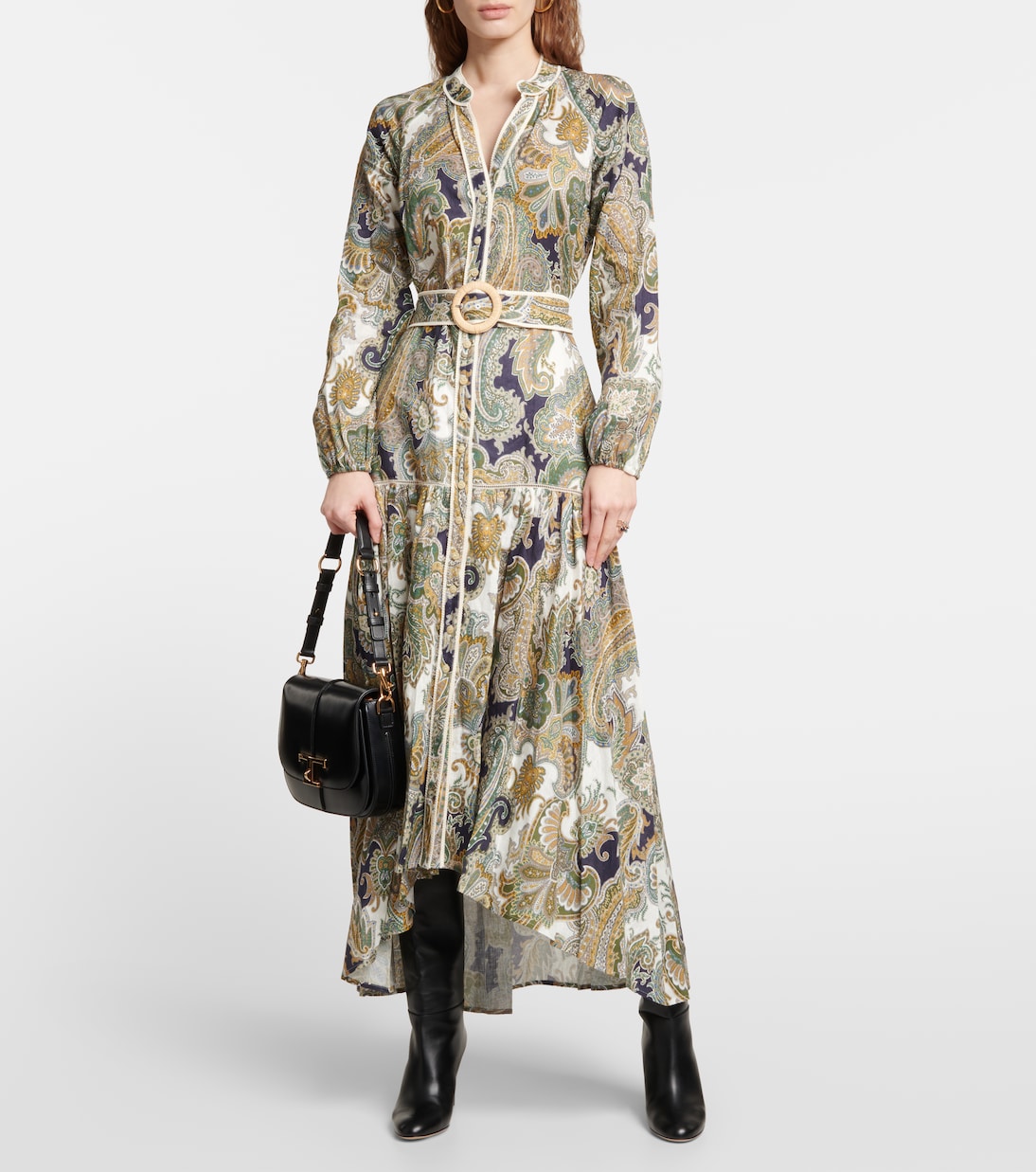 Kadar printed linen midi dress | Veronica Beard