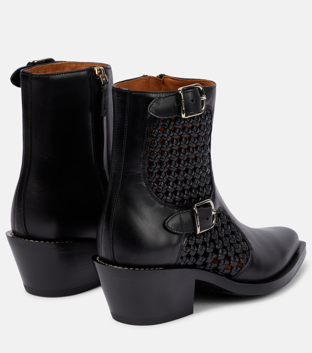 Nellie leather ankle boots | Chloé