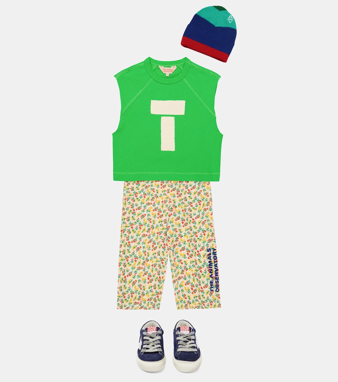 Stork cotton crop top | The Animals Observatory