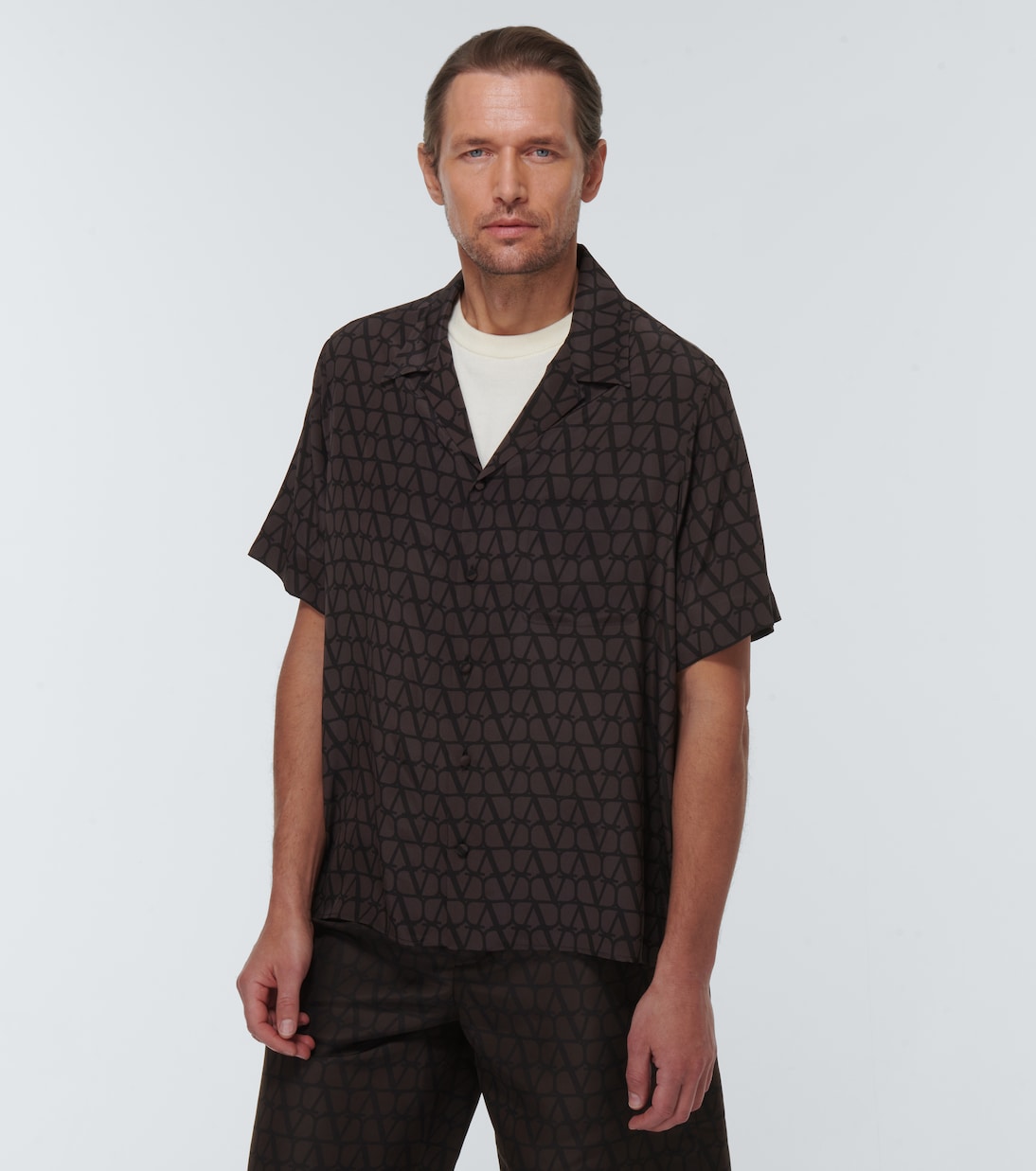 Camisa Toile Iconographe de seda | Valentino