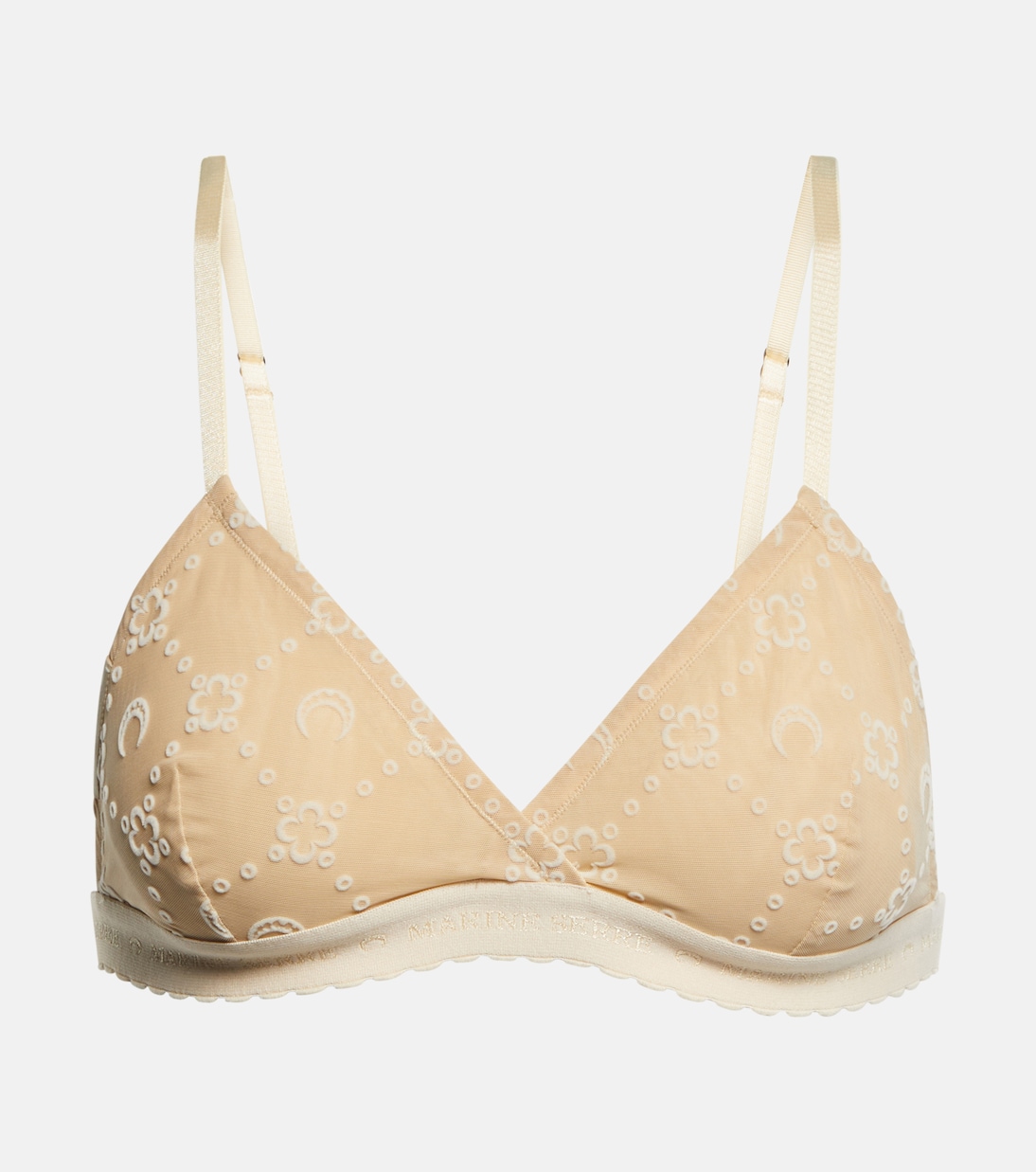 Bralette Moonogram in mesh | Marine Serre