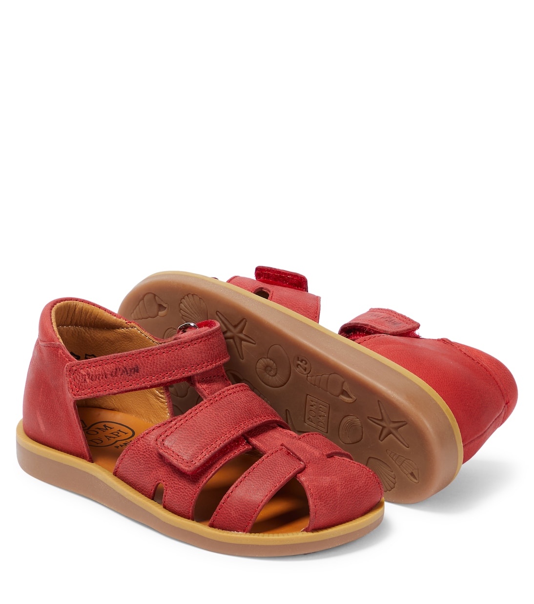 Sandalen Poppy Boy aus Leder | Pom d'Api
