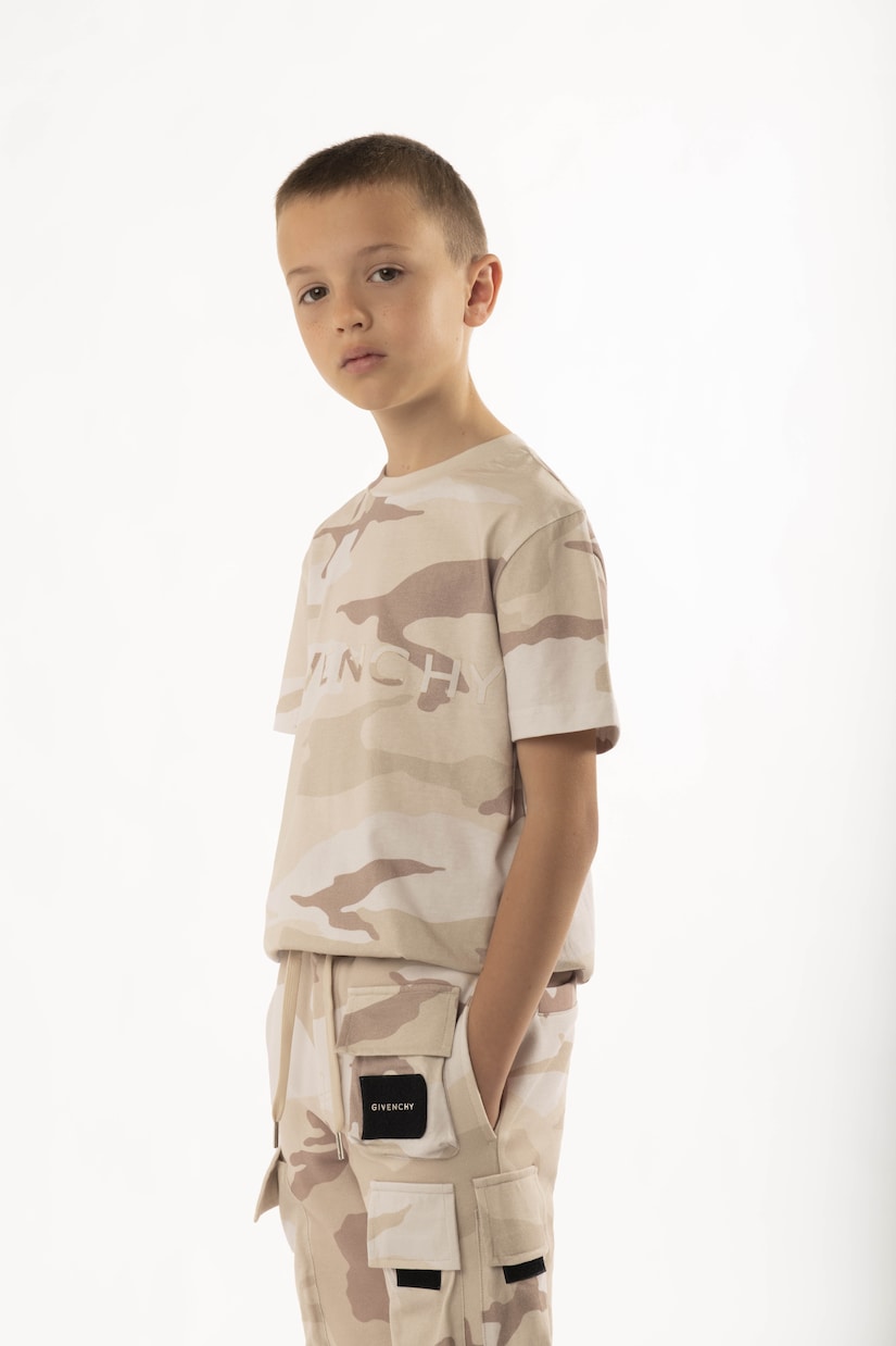 Camiseta en jersey de algodón con logo | Givenchy Kids