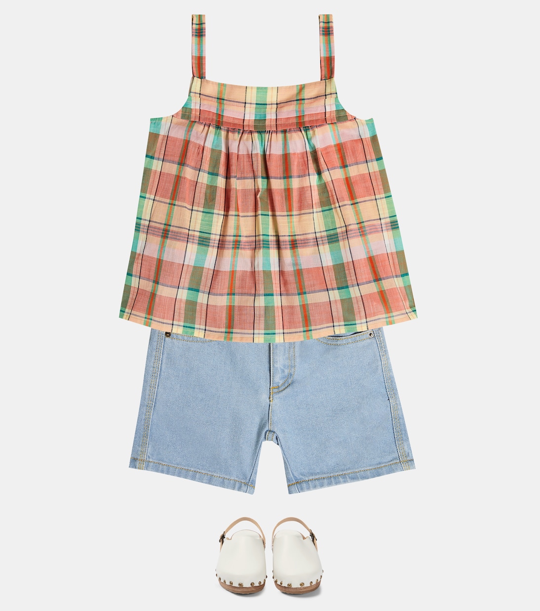 Top Clementine in cotone con ricamo | Bonpoint