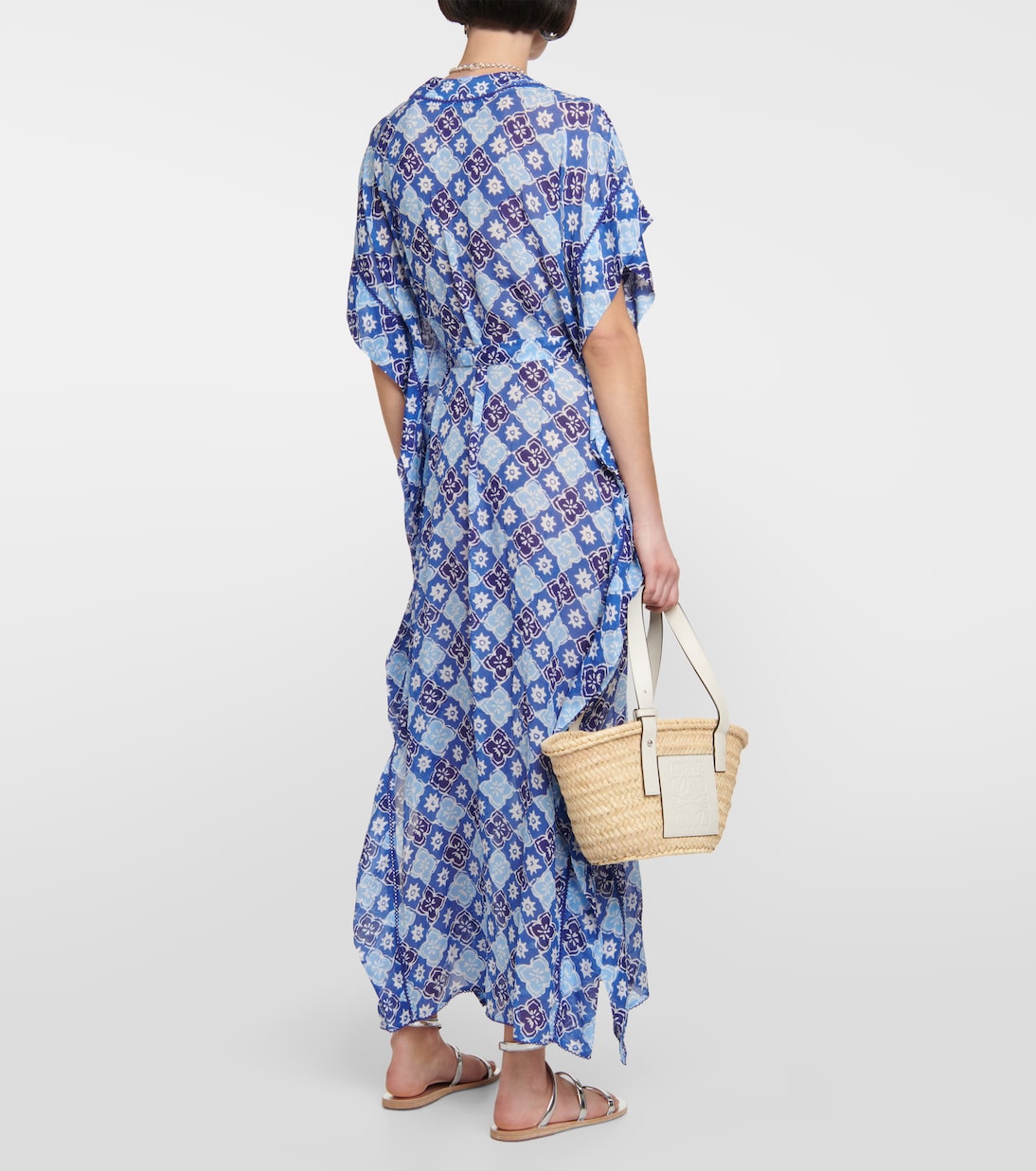 Andrea asymmetric kaftan | Poupette St Barth