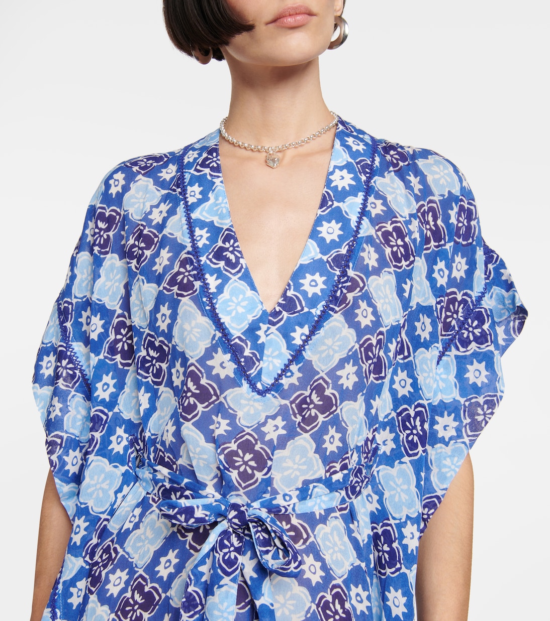 Andrea asymmetric kaftan | Poupette St Barth