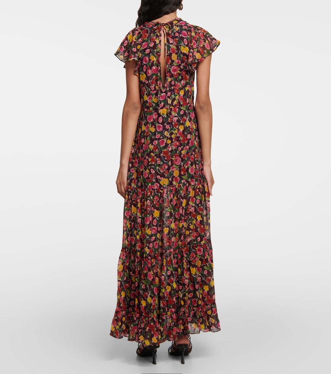 Delicia floral georgette maxi dress | Rixo