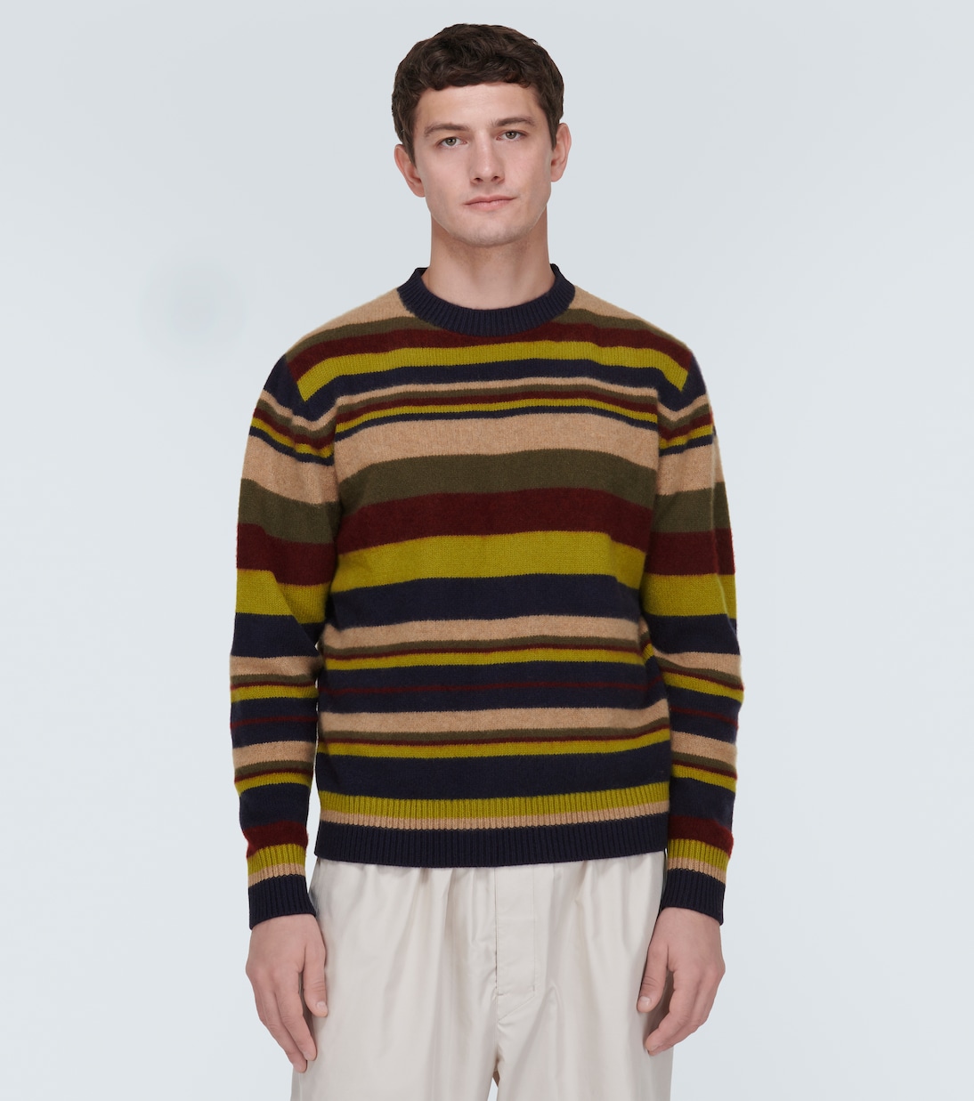 Pull rayé en cachemire | The Elder Statesman