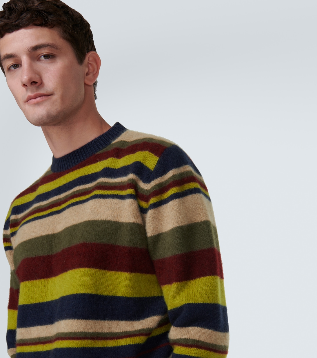 Pull rayé en cachemire | The Elder Statesman