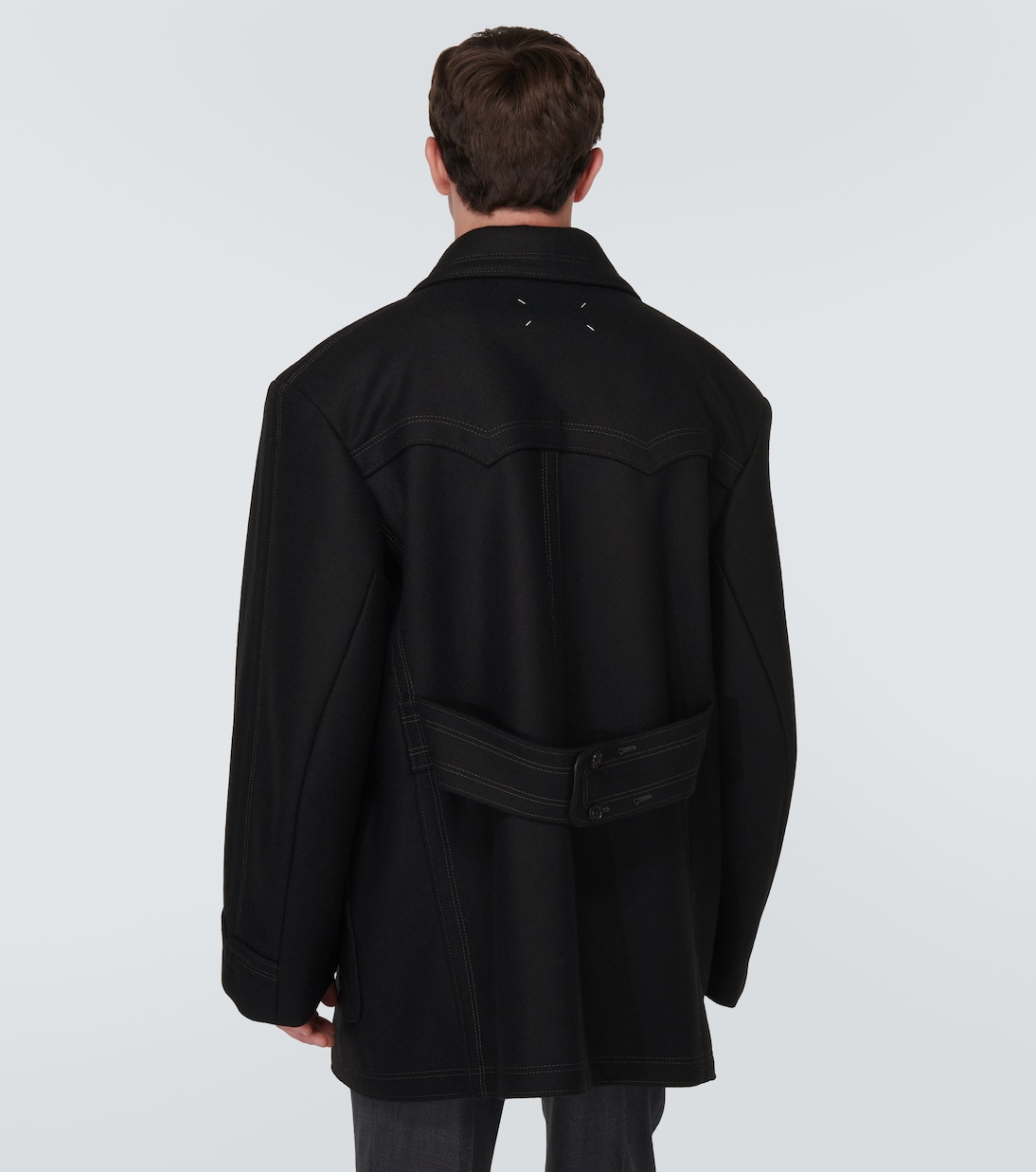 Cabanjacke aus einem Wollgemisch | Maison Margiela