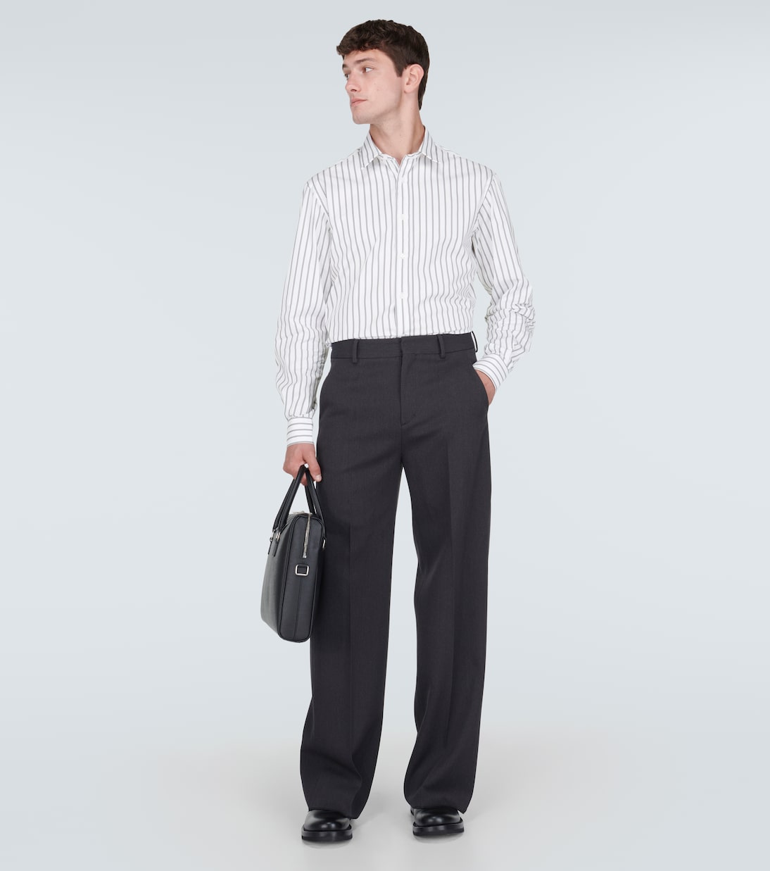 Camisa de algodón a rayas | Ralph Lauren Purple Label
