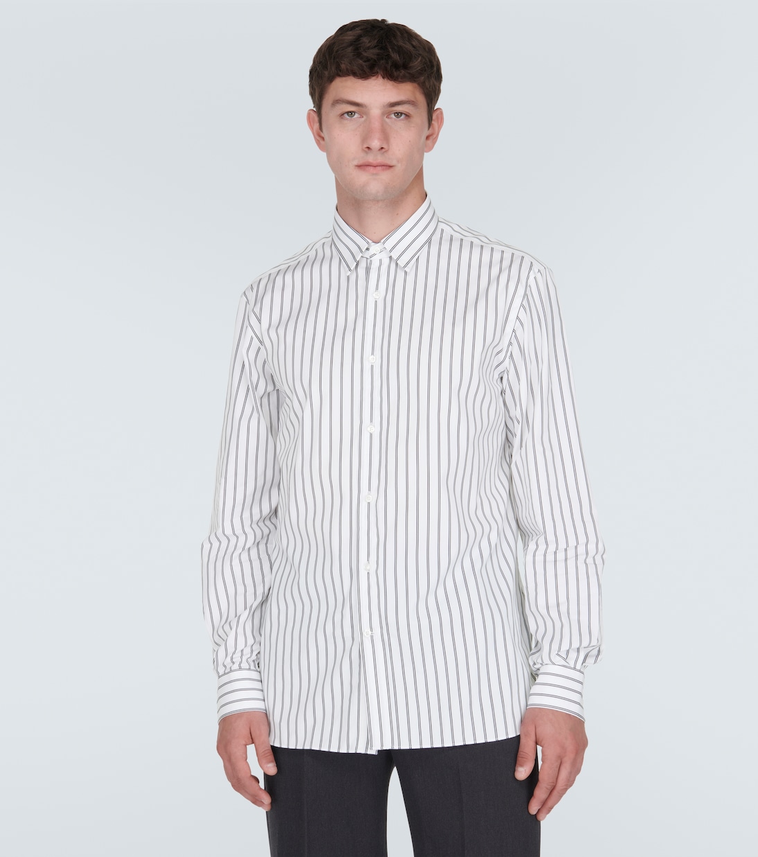 Camisa de algodón a rayas | Ralph Lauren Purple Label