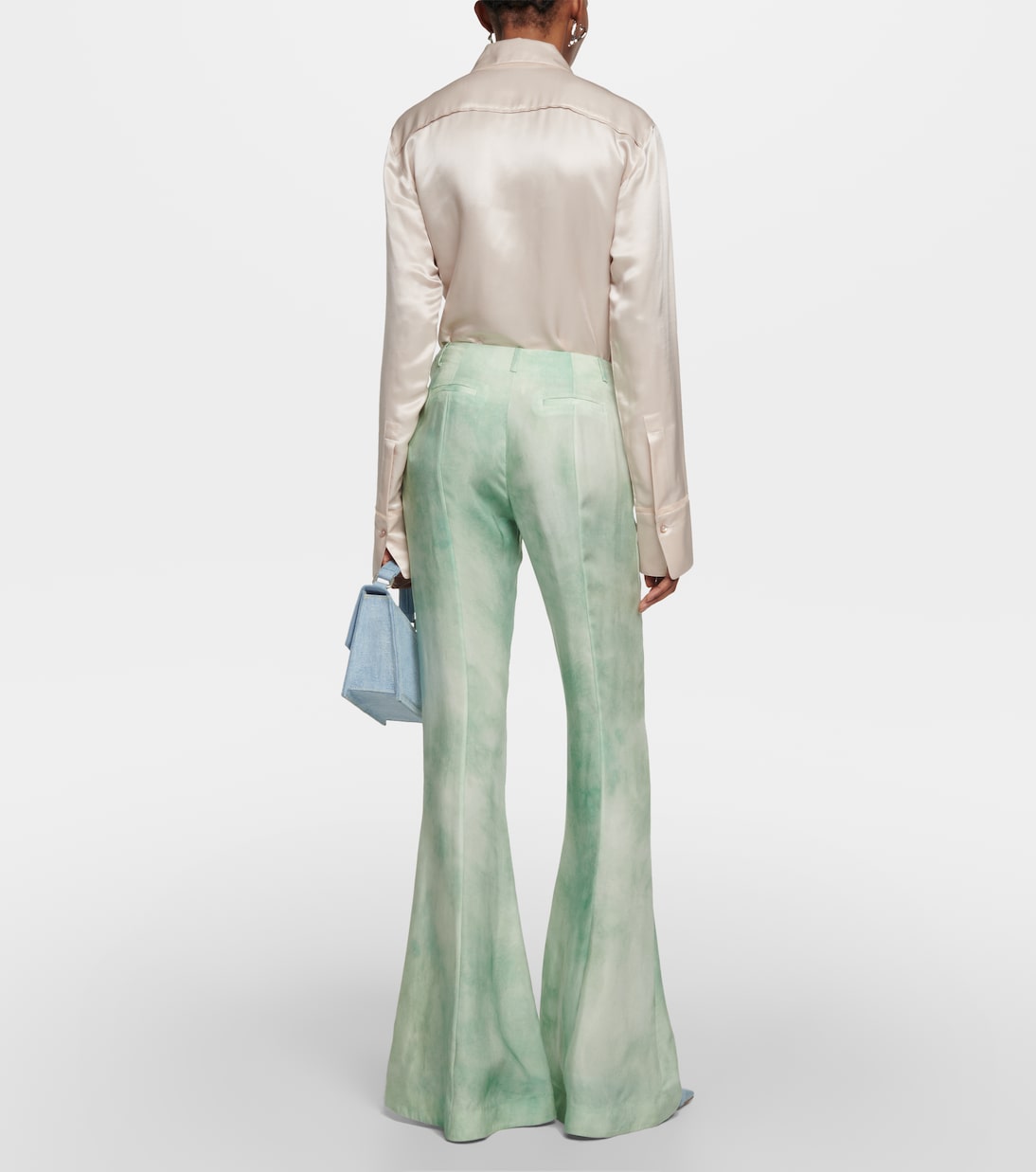 Mid-rise flared pants | Acne Studios
