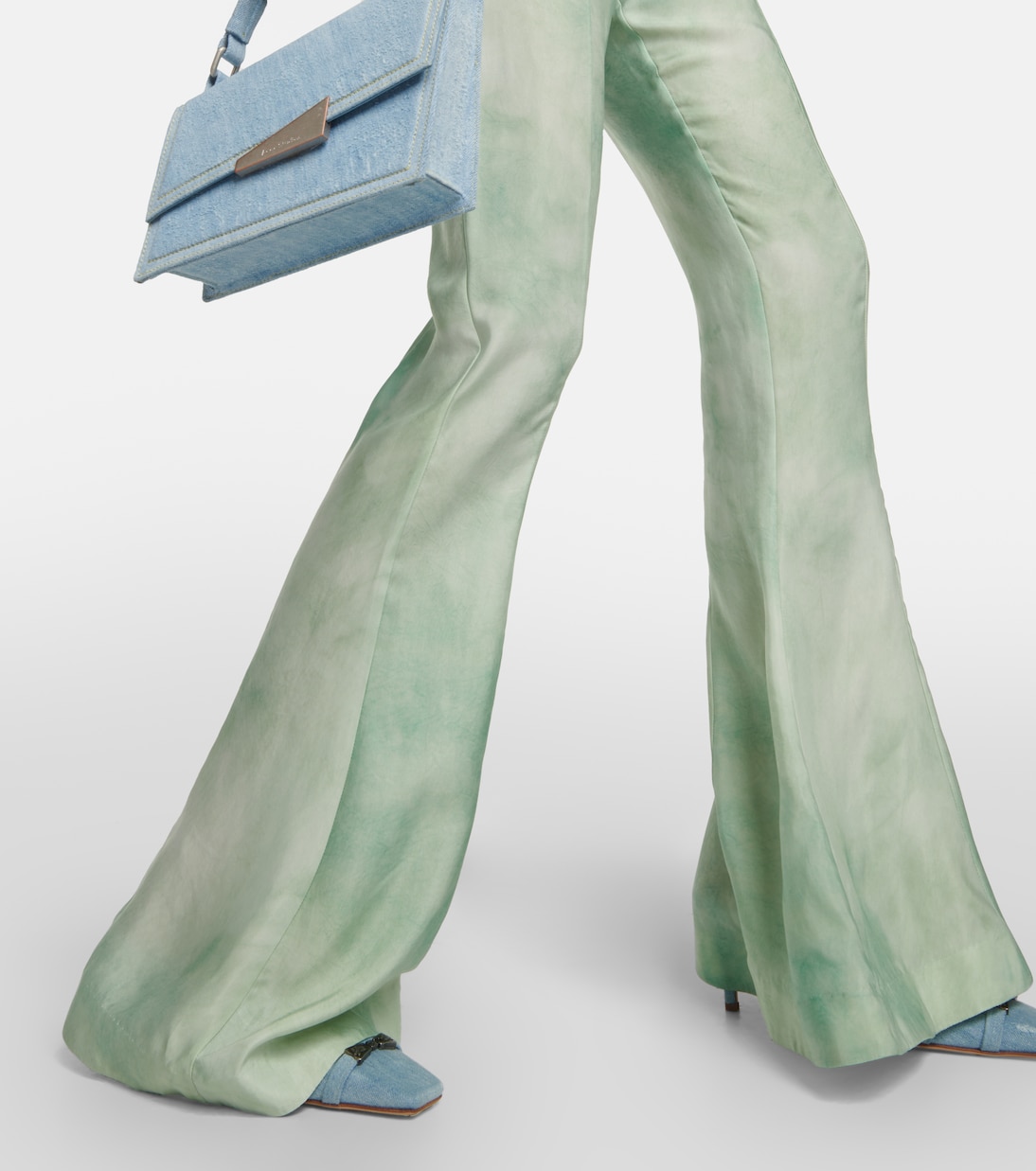 Mid-rise flared pants | Acne Studios