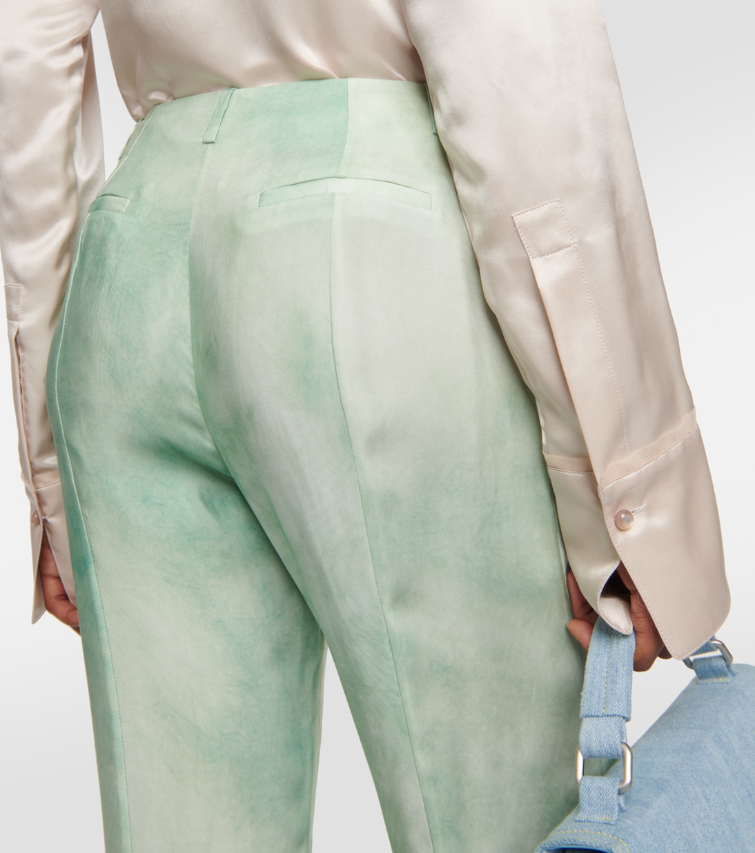 Mid-rise flared pants | Acne Studios