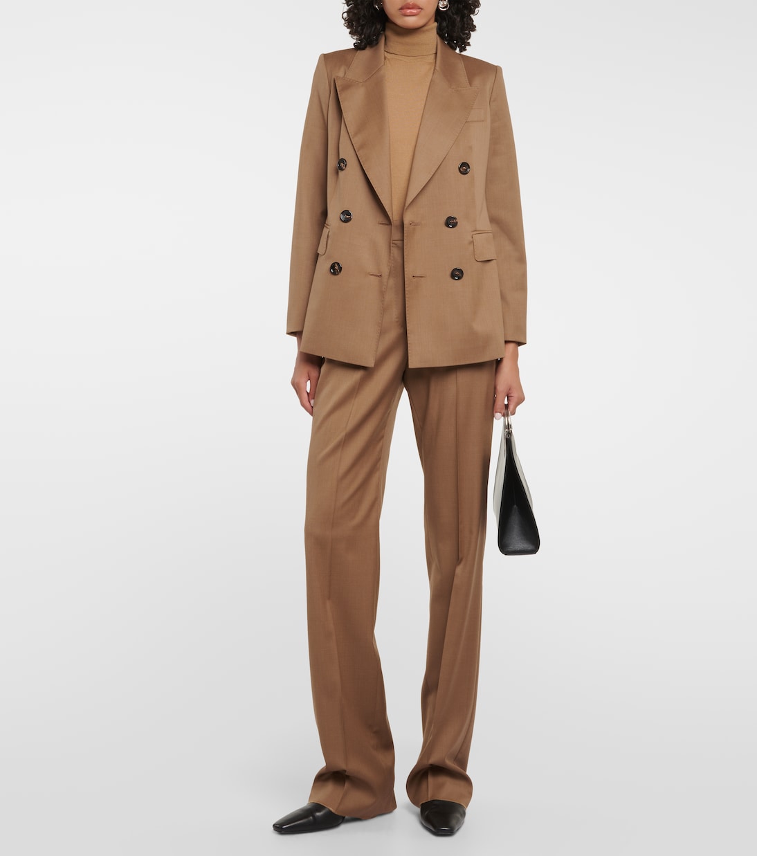 Double-breasted wool twill blazer | Max Mara