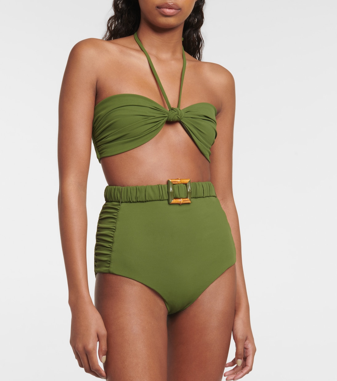 Top bikini con scollo all’americana | Johanna Ortiz