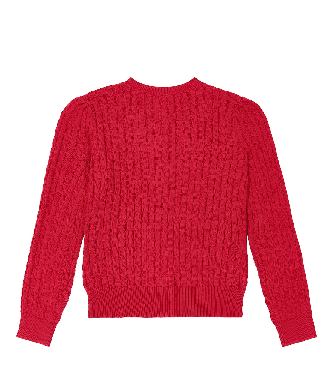 Cárdigan Polo Bear de punto trenzado de algodón | Polo Ralph Lauren Kids