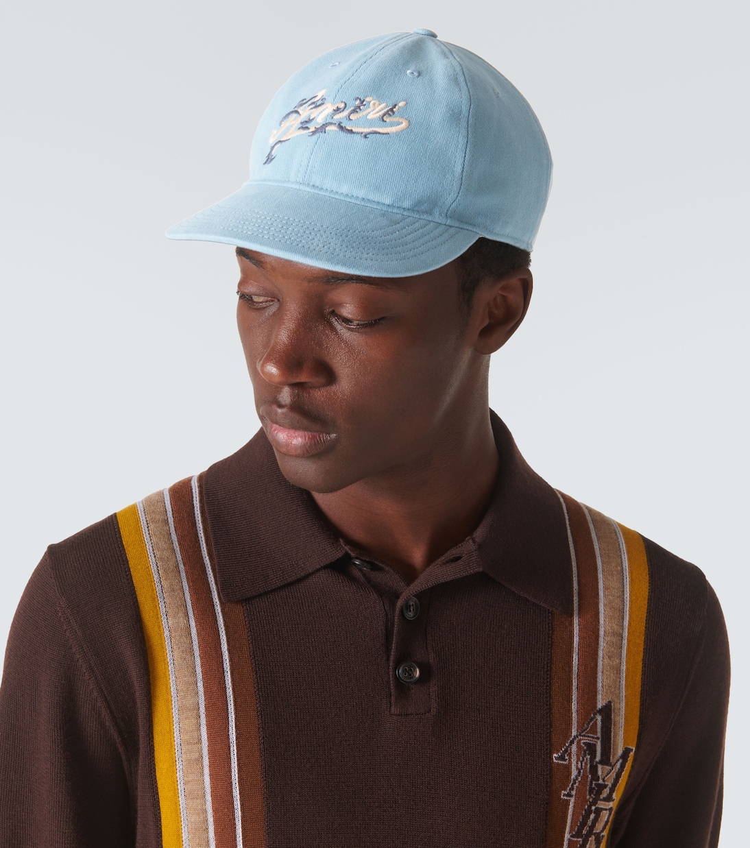 Cappello da baseball Baroque in canvas | Amiri