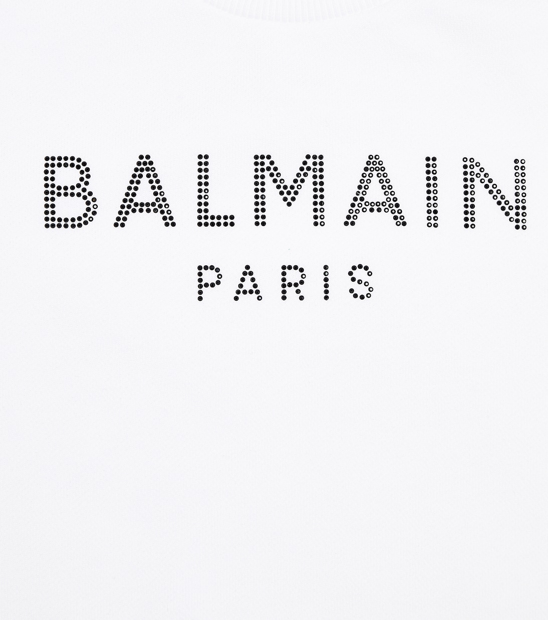 Sudadera de jersey de algodón con logo | Balmain Kids