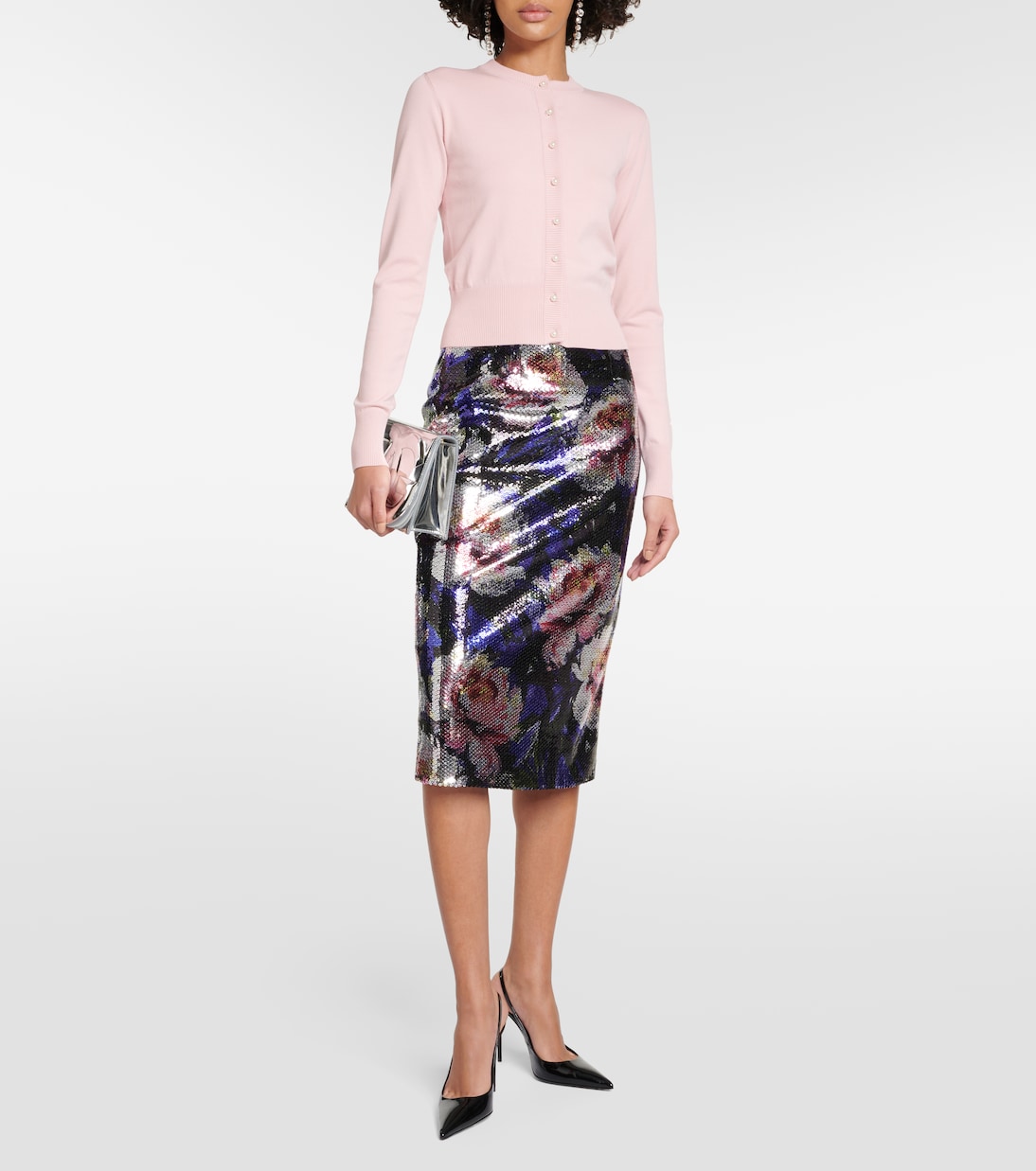 Gonna midi con paillettes | Dolce&Gabbana